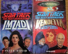 Star Trek The Next Generation 2 x Novels: Imzadi & Vendetta by Peter David