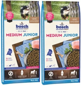 Hundefutter Bosch HPC Medium Junior Trockenfutter für mittelgroße Welpen 2x15kg - Bild 1 von 5