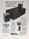 Design Acoustics - PS-3 Speaker System  - Original Magazine Ad - 1981
