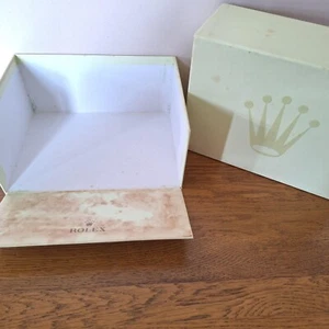 ROLEX Green Wave watch box outer Pale Mint LARGE - Picture 1 of 5