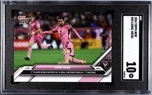 Lionel Messi - Topps Now MLS 2024 - Inter Miami - #043 - SGC 10 GM - Foto 1 di 2