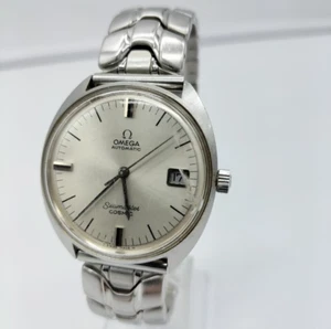 OMEGA Seamaster Cosmic 166.026 Date Silver Dial Automatic Men's Watch from JP - Picture 1 of 10