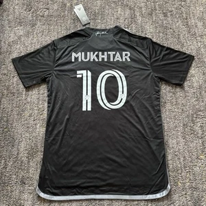 Nashville SC MLS Adidas Black Johnny Cash Man In Black Mukhtar #10 Large Jersey - Picture 1 of 14