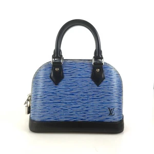 Louis Vuitton Denim Epi Alma BB Tote Crossbody Bag M41437 9480 133721981 - Picture 1 of 7