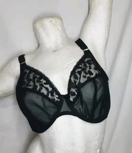 ELOMI EL301336JET Namrah Plunge Bra 34I - Picture 1 of 5
