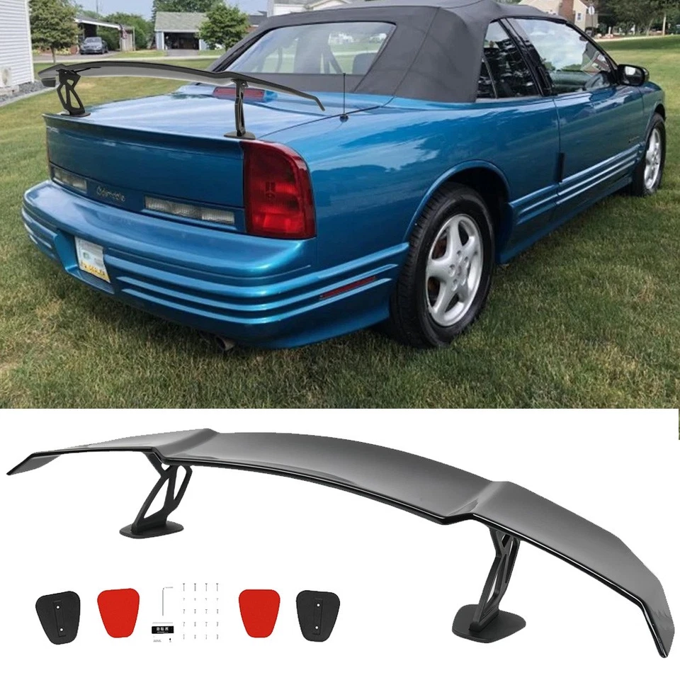 55" Gloss Black Rear Trunk Spoiler GT Style Racing Wing For Oldsmobile Cutlass Foto 1 de 4