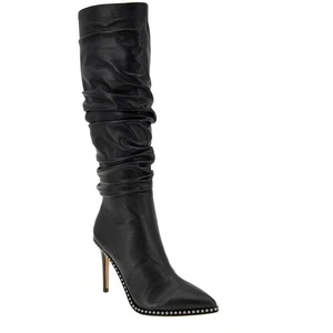 BCBGeneration Womens Harbi Black Knee-High Boots 6.5 Medium (B,M) BHFO 5529 - Picture 1 of 1