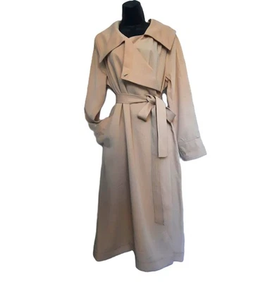 Avec Les Filles Rain Trench Coat LONG size 1X beige sand woman Black Friday sale - Image 1 of 4