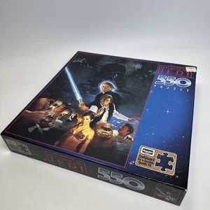 Vintage NEU Rückkehr der Jedi-Ritter 550-teiliges Puzzle 1996 Star Wars Korkbrett Rose Kunst - Bild 1 von 9