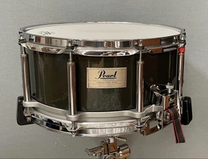 Pearl Free-Floating Carbon Fiber Snare Drum Rare Model used from Japan - Picture 1 of 8