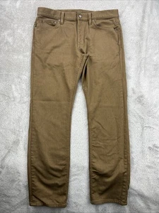 Banana Republic Traveler Jeans Herren 33x30 Braun Slim Fit Straight Stretch Denim - Bild 1 von 15