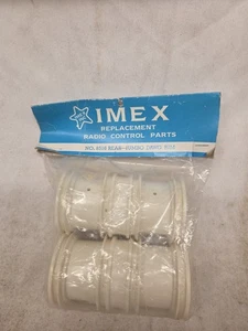 VINTAGE IMEX JUMBO DAWGS REAR DUALLY RIMS /WHITE/8516/TAMIYA TRUCKS RARE CLOD - Picture 1 of 5