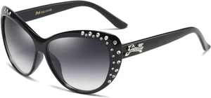 Cute Kids Retro Cat Eye Rhinestone Sunglasses for Teen Girls and Children Age 6- - Picture 1 of 12