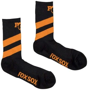 FOX High Tail Socks - Black, Small/Medium Higher Cuff For Maximum Comfort - Picture 1 of 1