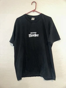 VTG  Jagermeister Musictour Shirt 2002 Black XL Short Sleeve Ignition Music Tour - Picture 1 of 8