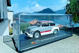 Fiat Abarth 1000 Gruppo 2 Auto da Collezione con teca - 1970 - 1/24 Hachette - Foto 1 di 8