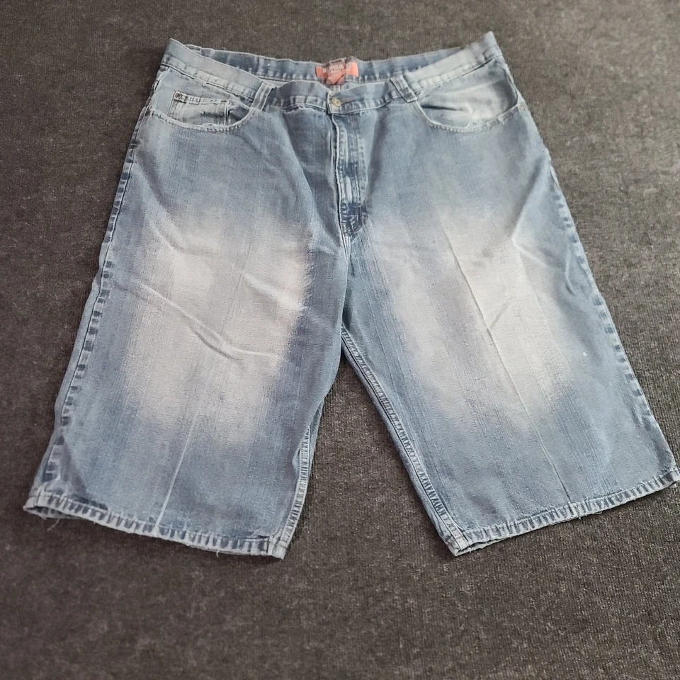 Pantalones Cortos de Vaqueros Alpha Jeans A-17 Para Hombre Talla 48 Lavado Ligero Largos Informales Foto 1 de 4