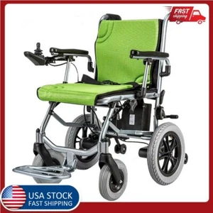 Foldable Electric Power Wheelchair Mobility Scooter Lightweight Power Wheelchair - Picture 1 of 12