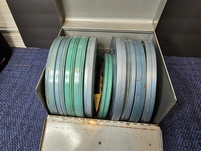 Carretes de película casera vintage de 8 mm años 60 estuche de transporte NJ NY PA AÑOS 60 | Lote de 9 Foto 1 de 4