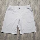 Under Armour Shorts Mens 34 Gray Loose Fit Heatgear Golf Casual Stretch