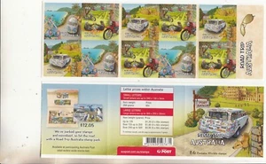 2012 Road Trip Australia Self/Adhesive $6.00 booklet. MUN. Scarce - Picture 1 of 1