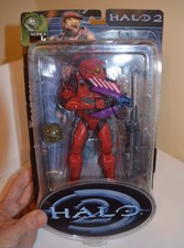 Halo Red Spartan action figure (Joyride Studios version) NIB MIB