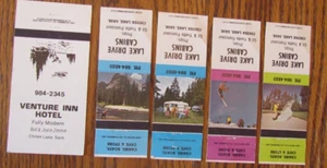 CHITEK LAKE, SASKATCHEWAN MATCHBOOK COVERS: LOT OF 5 EMPTY MATCHCOVERS -D - Picture 1 of 1