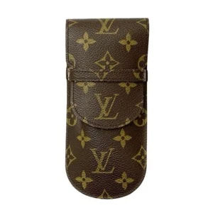 Louis Vuitton Monogram Etui Lunett Laba Glasses Case Brown M62970 MI0918 - Picture 1 of 7