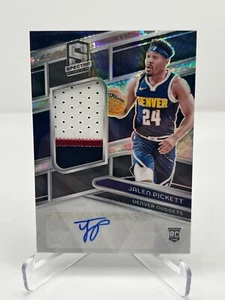 2023-24 PANINI SPECTRA JALEN PICKETT RC 02/10 TOPPA INTERNAZIONALE AUTO N. 234 - Foto 1 di 2