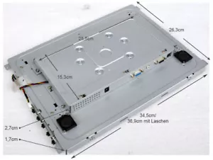 15" 38cm 4:3 OPEN FRAME 1024x768 CANVYS VGA MONITOR DISPLAY INKL. 12V AC/DC M879 - Bild 1 von 5