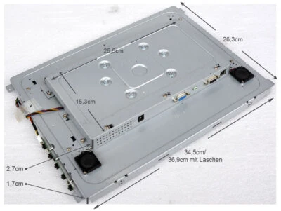 DISPLAY MONITOR VGA 15" 38cm 4:3 OPEN FRAME 1024x768 CANVYS INCL. 12V AC/DC M879 - Immagine 1 di 4