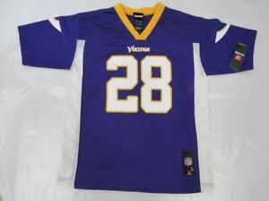 New Adrian Peterson #28 Minnesota Vikings YOUTH Sizes L-XL Reebok Jersey $50