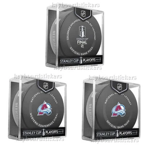 Colorado Avalanche 2022 Stanley Cup Final Official 3 Game Puck PKG w/Cube - Picture 1 of 5