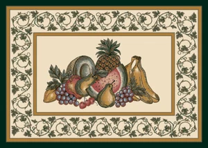 2x4 Milliken Fruitful 02000 Nectar Bordered Fruits Area Rug - Approx 2'8"x3'10" - Picture 1 of 1