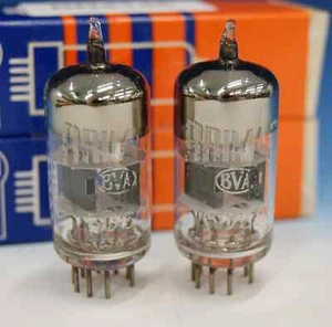 Pair ECC81 6060 12AT7 BRIMAR "T" Trustworthy Logo Maxi-Pre = Strong plus bn4146 - Photo 1/4