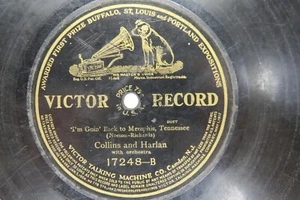 Collins & Harlan - VICTOR 17248 - I'm Goin' Back to Memphis, Tennessee - Picture 1 of 2