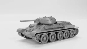 T34-76 model 1941. SOVIET WW2. Compatible : Bolt Action y Chain of Command, etc - Zdjęcie 1 z 5