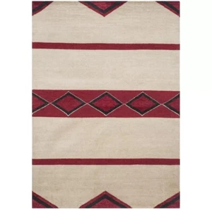 5x8 Ft Handwoven Wool Navajo Rug Southwestern Rug Designer Rug Home Decor Rug - Picture 1 of 1