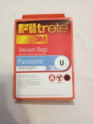 Filtrete Panasonic U Vacuum Bags  - 3 count - Image 1 of 4