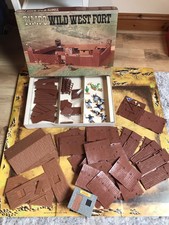 TIMPO TOYS VINTAGE USA 7th CAVALRY BOXED 1st ISSUE WILD WEST FORT SET RARE