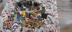 Large Minifigure Bundle + Dragon Castle + Mega Bloks Bricks + Extra Toys