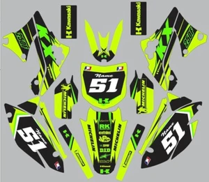 Gráficos para Kawasaki KX KX 250f 2009-2012 calcomanía guardabarros cubiertas iluminador - Imagen 1 de 1