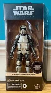 Star Wars The Mandalorian Black Series Carbonized Scout Trooper - Picture 1 of 2