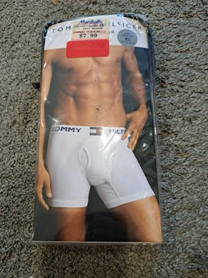 Vintage Tommy Hilfiger Underwear One Wrestling Brief XL NOS Boxer-Brief Gray - Image 1 of 3