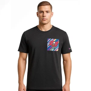 Neu mit Etikett Nike NFL Tampa Bay Buccaneers Crucial Catch T-Shirt Herren XL anthrazit Regenbogen - Bild 1 von 10