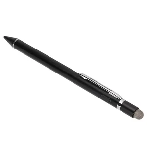 Black Active Stylus Pen 5V 0.2A Slim Stylish Aluminium Alloy Portable Capaci SET - Photo 1/12