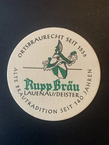Vintage Deutscher Bierdeckel Untersetzer Karton Rupp Brau - Bild 1 von 4