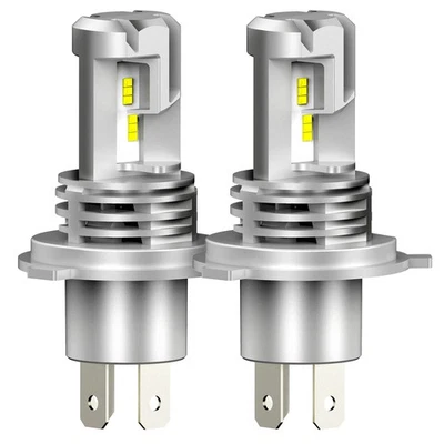 Par de bombillas de faros LED 9003/H4 kit de conversión haz alto y bajo 6500K blanco brillante Foto 1 de 4