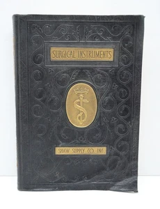 SHAW Surgical Instruments Medical Tool 600 pgs Illustrated Catalog WWII Era Vtg - Imagen 1 de 24