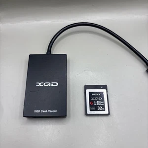 Sony XQD G Series 32GB Memory Card And Card Reader R440 W400 - Picture 1 of 7